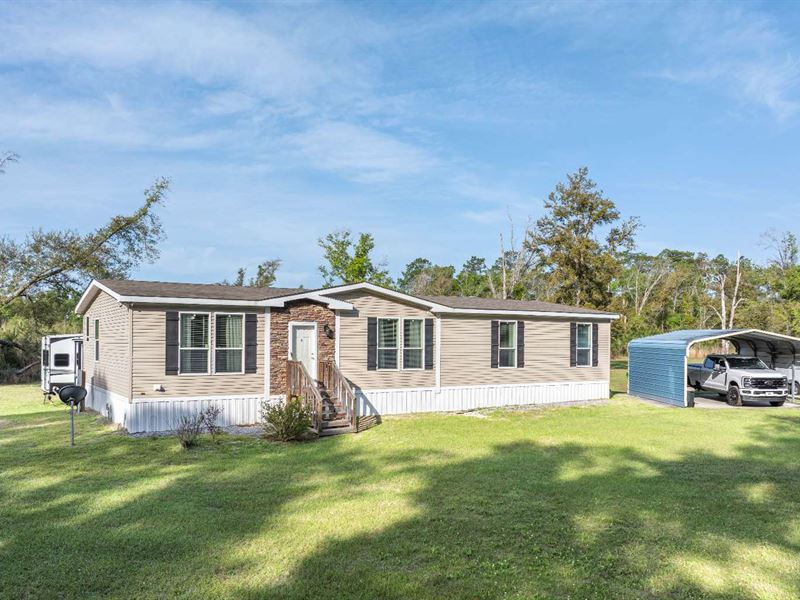 Custom Built Manufactured Home : Live Oak : Suwannee County : Florida