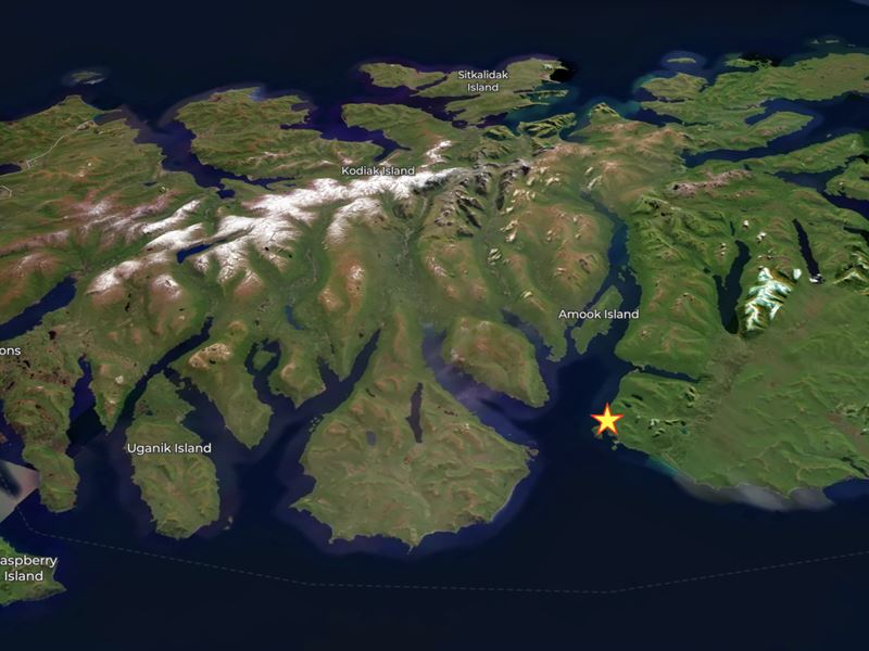 5 Acres Pristine Alaska Waterfront : Larsen Bay : Kodiak Island Borough : Alaska