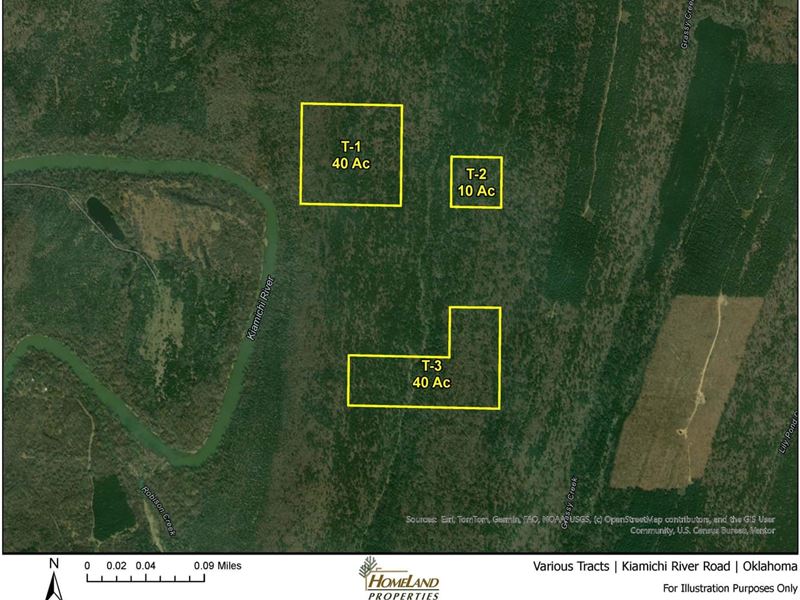 90 Acres, Kiamichi Mountains, Pus : Antlers : Pushmataha County : Oklahoma