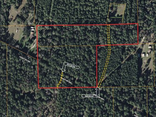 13.65 Acres in Tyler County TX : Warren : Tyler County : Texas