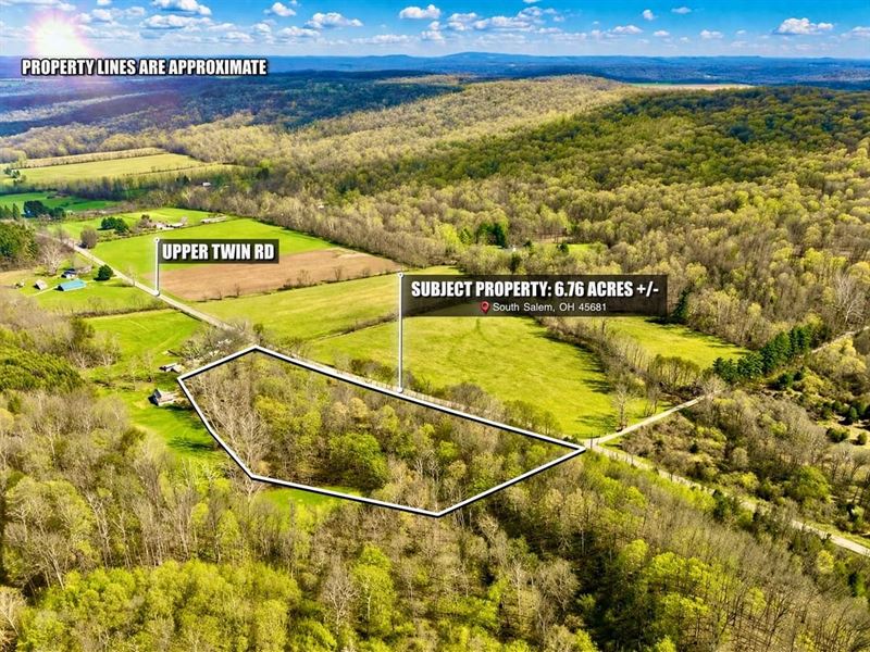 Upper Twin Rd, 6 Acres : South Salem : Ross County : Ohio