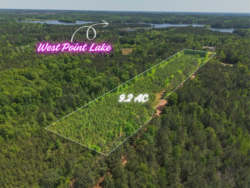 10 Unrestricted Acres Near West : Five Points : Chambers County : Alabama