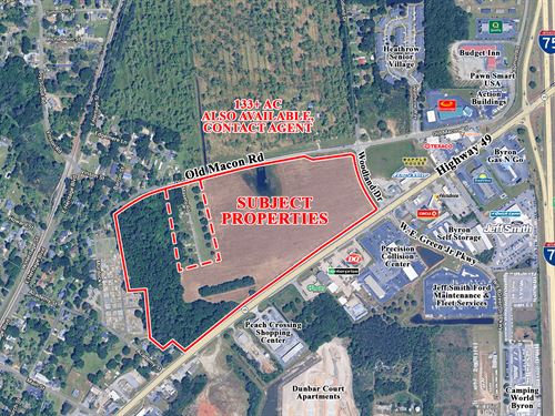 45 AC Ideal for Retail Development : Byron : Peach County : Georgia
