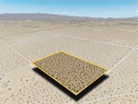 Wide-Open Desert Lot, $1,491.31/Mo : Joshua Tree : San Bernardino County : California
