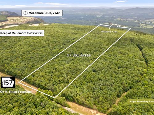 27+ Acres on Lookout Mountain : Menlo : Walker County : Georgia