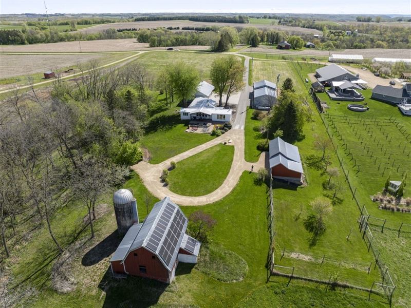 44 Acre Hobby Farm, Home Pepin Co : Stockholm : Pepin County : Wisconsin