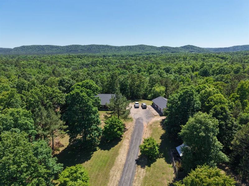 Home on 6.32 Acres in Polk County : Mena : Polk County : Arkansas