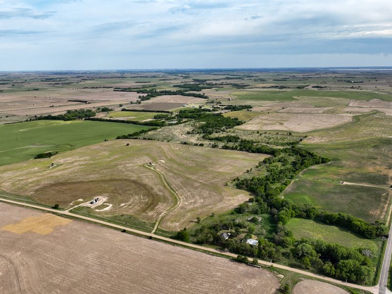 Barton 312, Crop, Creek & Cabin : Claflin : Barton County : Kansas