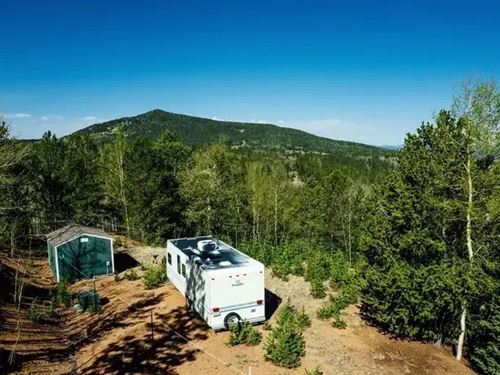 6.45 Acres with Creek, Power, Road : Cripple Creek : Teller County : Colorado