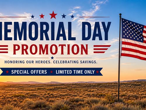 Memorial Day Land Sale, 7.5 Acres : Sanders : Navajo County : Arizona